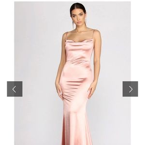 Pink prom dress